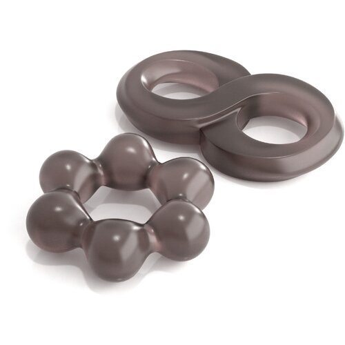 Pipedream classix performance cock ring set smoke Cene