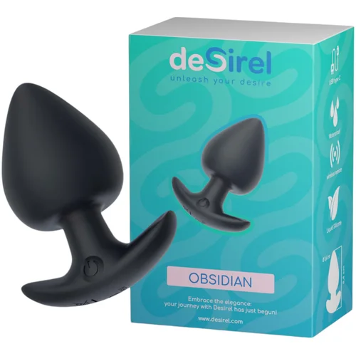  Desirel Obsidian - pametna analna vibrator (crna)