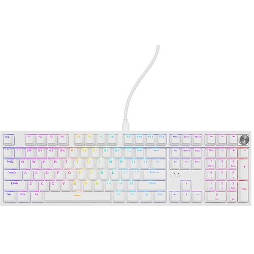 Genesis THOR 404 keyboard Universal USB QWERTY English White Slike