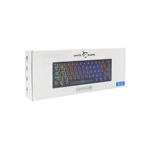 White Shark gejmerska tastatura SHINOBI GK-2022 (Crna) Slike
