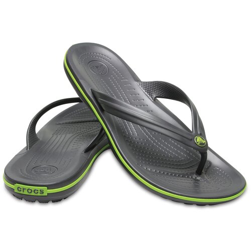 Crocs Mo&amp;scaron;ke japonke CROCBAND FLIP siva Siva Slike