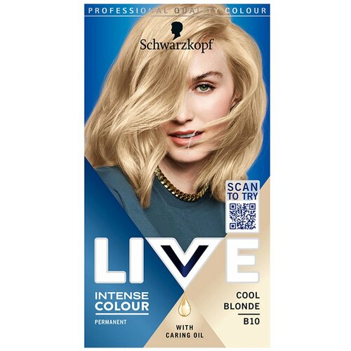LIVE color B10 cool blonde boja za kosu Slike