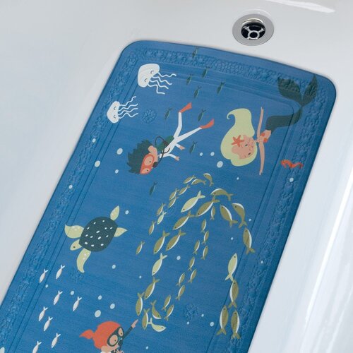 Spirella Otro&amp;scaron;ka protizdrsna podloga za kad 36x71 cm Scuba Diver &amp;ndash; Slike