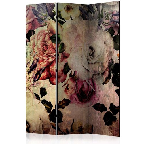  Paravan u 3 dijela - Nostalgia Flowers [Room Dividers] 135x172 Slike