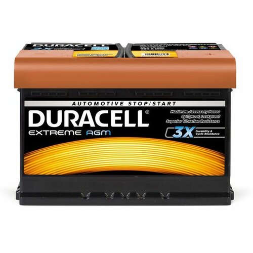 Duracell Extreme AGM 12V, 70 Ah, 720A, D+ akumulator Slike