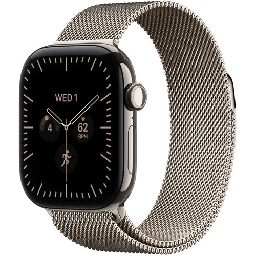Apple Watch Series 12 Cellular 42mm trak MJGH4ZR/A Titano ohi&scaron;je Naravni Naravni Milanese Cene