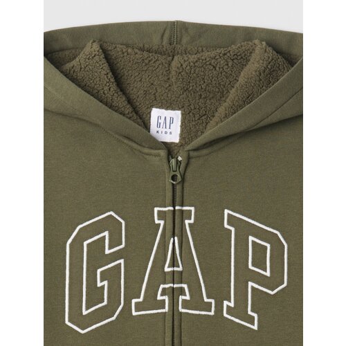 GAP Children's sherpa sweatshirt with logo - Boys Cijene