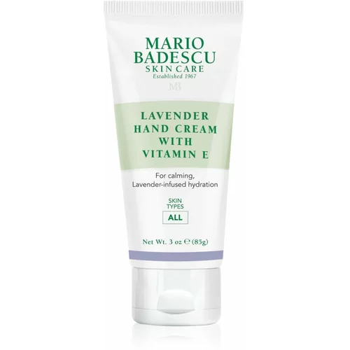Mario Badescu Lavender Hand Cream vlažilna krema za roke z vitaminom E 85 g