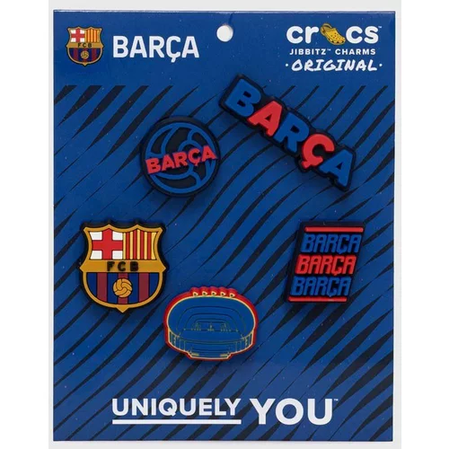Crocs Dječji bedževi za obuću FC Barcelona 5-pack