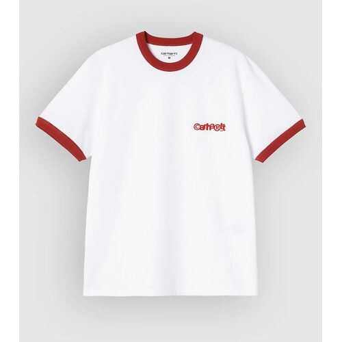 Carhartt WIP Ip Ringer T-shirt white / red / red Slike
