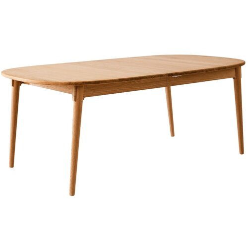 Hammel Furniture Proširiv blagovaonski stol od punog hrasta u prirodnoj boji 106x184 cm Miro – Cijene