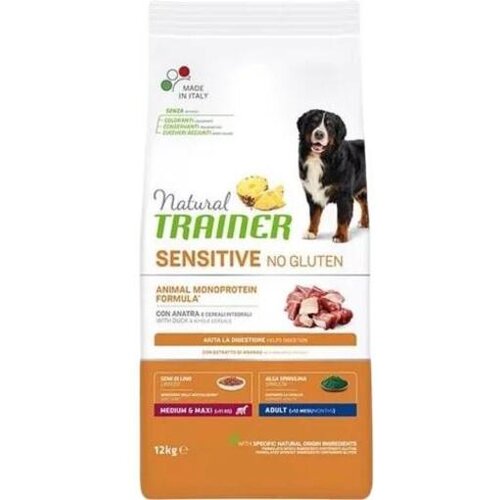 Natural trainer medium/Maxi Sensitive No Gluten Duck 12kg Slike