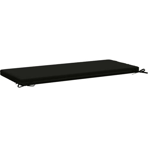  Jastučić za klupu SOEST 100% poliester Crna 110 x 50 x 5 cm - Crna 110 x 50 x 5 cm Poliester Cijene