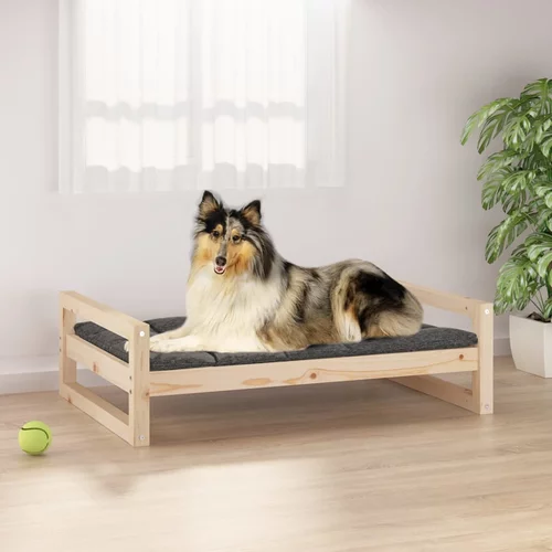  krevet za pse 95,5 x 65,5 x 28 cm od masivne borovine