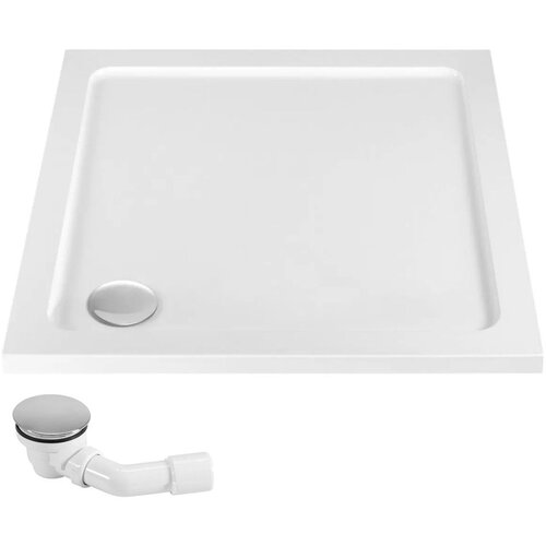 REA Bath Akrilna ladica za tu&amp;scaron;iranje Rea Savoy bijela 80x80 Slike
