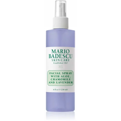 Mario Badescu Facial Spray with Aloe, Chamomile and Lavender meglica za obraz s pomirjajočim učinkom 236 ml
