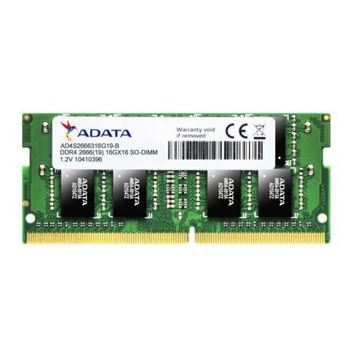 Adata SODIMM DDR4 16GB 2666Mhz AD4S2666316G19-R dodatna memorija za laptop Slike