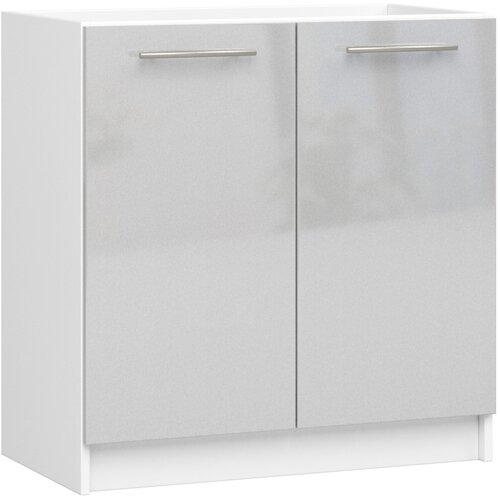 AKORD KUHINJSKI KABINET POD UMIVALNIKOM OLIWIA S 80cm BELO-METALNI SJAJ, (21713642) Cene