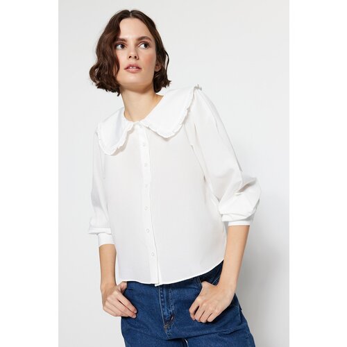 Trendyol Shirt - Ecru - Regular fit Slike