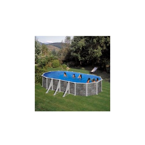 Gre ovalni montažni bazen Corcega Stone SET dubine 500x300x132cm Slike