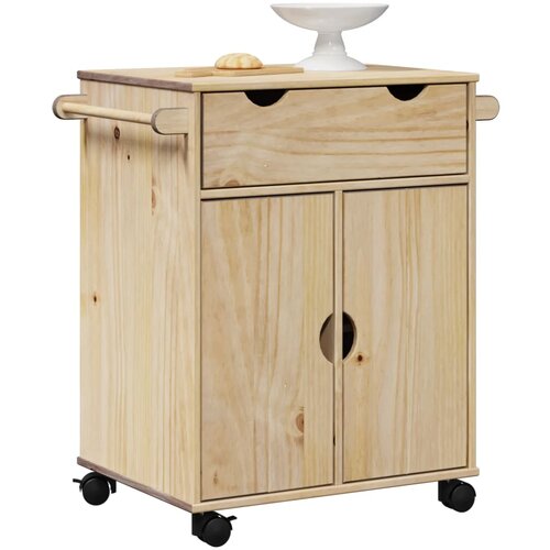 vidaXL Kuhinjska kolica OTTA 71 x 45 x 80 cm od masivne borovine Cijene