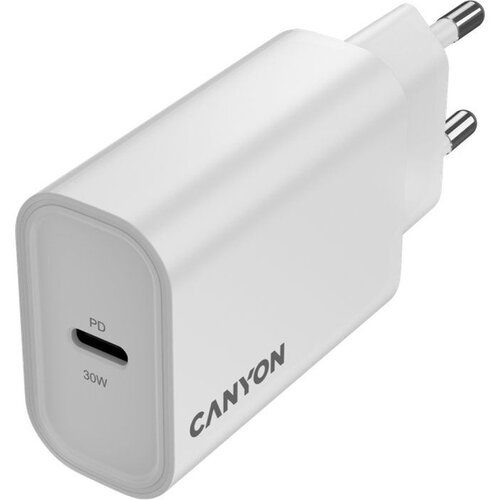 Canyon charger OnCharge 30CL Max Power 30W 1xPD EU White Cene