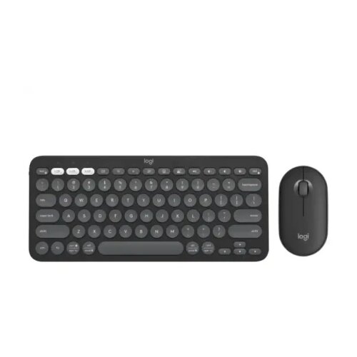 Logitech Bežična tastatura + miš Pebble 2 Combo Graphite Cene