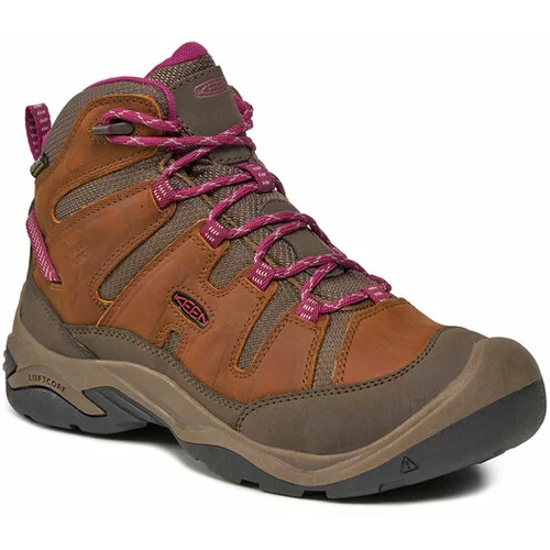 Keen Trekking čevlji Circadia Mid Wp 1026765-10 Rjava