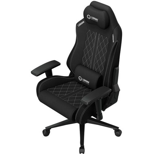 Lorgar CHA41 Fabric Gaming Chair Advanced Black/White LRG-CHA41-BK-WH Slike