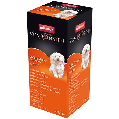 Animonda vom Feinsten Adult mešano pakiranje 6 x 150 g - Slastna raznolikost Cene