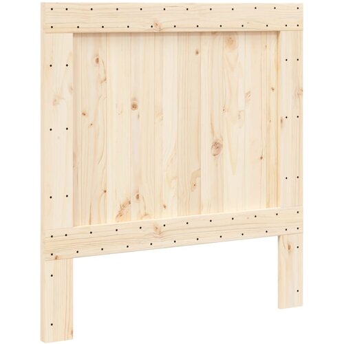 Maison Chic posteljno vzglavje - vzglavna omarica - nočna omarica 100x104 cm trdna borovina, (21704633) Slike