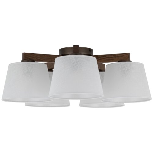 Brilagi plafonski luster latte 5xE27/15W/230V borovina/bela Slike
