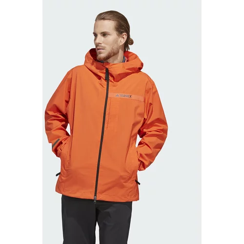 Adidas Dežna jakna Terrex Multi RAIN.RDY HM4052 Oranžna Regular Fit