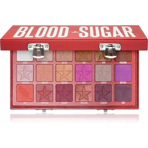 Jeffree Star Cosmetics Blood Sugar paleta sjenila za oči 18x1,5 g