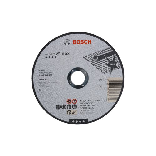 Bosch Rezne ploče Expert for Inox s ravnim sredi&scaron;tem prečnika 22,23 mm, za male ugaone brusilice 2608603405 Cene