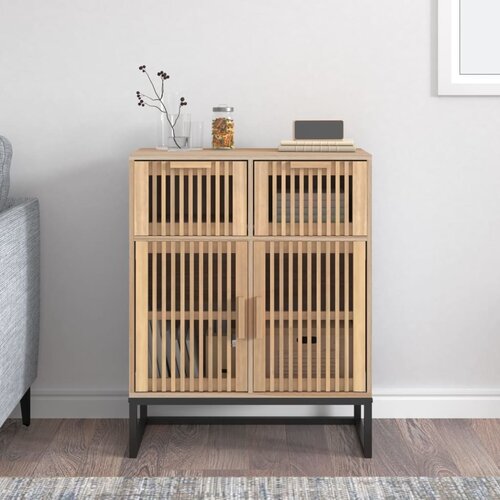 The Living Store Komoda 60x30x75 cm inženirski les - Komoda, (21661887) Slike