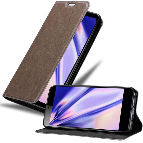 Cadorabo Ohi&scaron;je, združljivo z Sony Xperia L3 v kavovinsko rdeča - Za&scaron;čitni ovitek z magnetnim zapiranjem, stoječo funkcijo in režo za kartice, (20558407) Cene