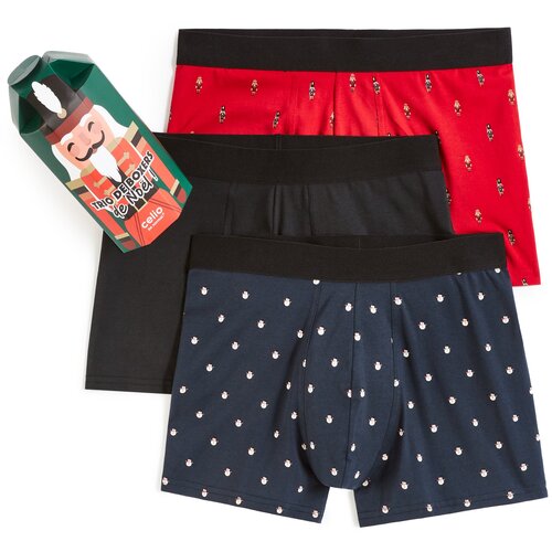 Celio Gift set of boxers Nutcracker, 3pcs - Men&amp;#039;s Slike
