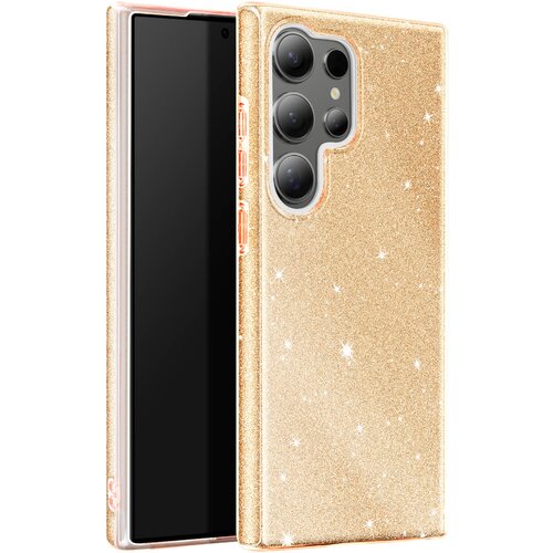 Avizar Prevleka za Samsung Galaxy S24 Ultra Silikon Ultra thin, Zlata, (5000015288) Cene