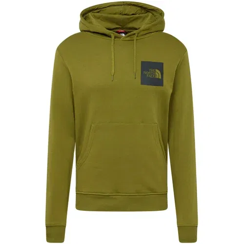 The North Face Sweater majica 'FINE' maslinasta / crna