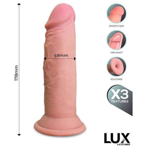 LATETOBED Dildo Lux Triple texture Wolf 7 (R900343) Slike