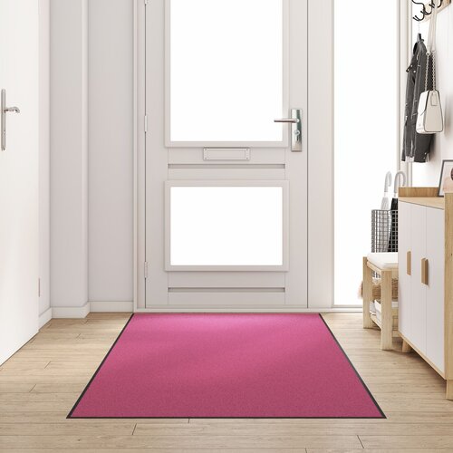 vidaXL Otirač Ružičasti, Crni Poliamid 250 x 120 x 0.9 cm Otirač Cijene