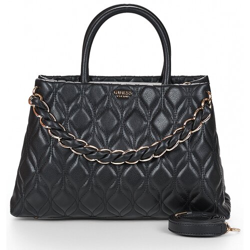 Guess Ročne torbice MAXINE GIRLFRIEND SATCHEL Črna Cene