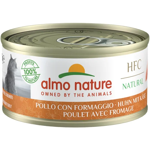 Almo Nature 70g Almo Nature 6 x 70 g - HFC Natural piletina i sir