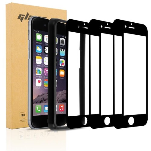Cadorabo 3x Celotna zaščitna folija za zaslon, združljiva z Apple iPhone 7 / 7S / 8 / SE 2020 v transparentna s črno - 3-pack Kaljeno steklo za zaščito zaslona s pripomočkom za namestitev, (20548601) Cene