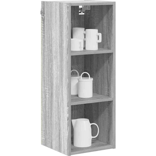 VidaXL viseći ormarić s policom riga siva sonoma 30 x 29,5 x 80 cm Slike