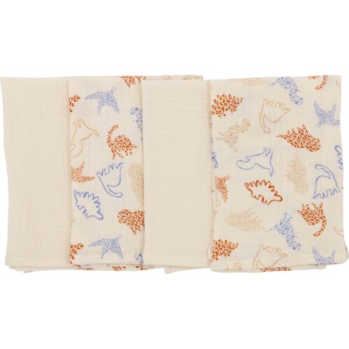 Bubaba by FreeON tetra krpice muslin 4/1živalice, 40 x 40 cm beige Cene