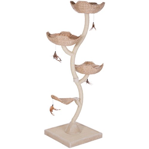 zooplus Praskalnik Cat´s Flower XXL - Krem Cene
