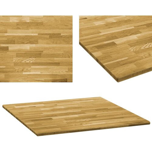 vidaXL Površina za mizo trhrastov les kvadratna 23 mm 80x80 Cene