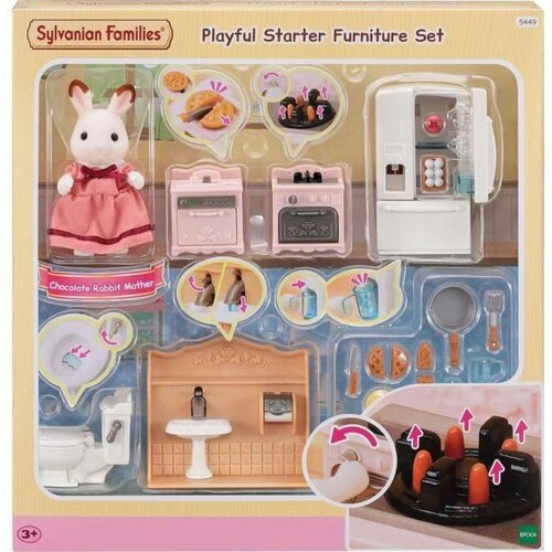 Epoch sylvanian playful starter furniture set Slike